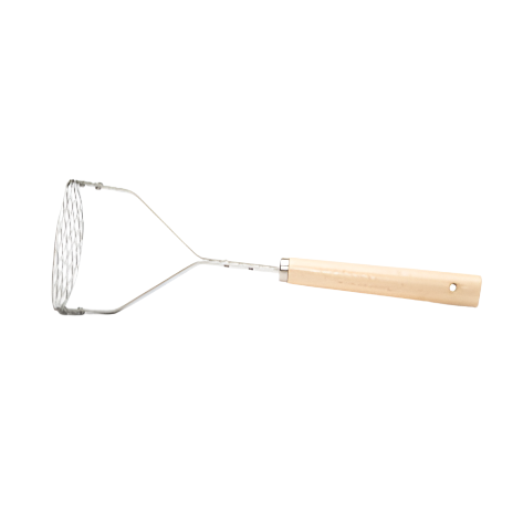 POTATO MASHER WOODEN HANDLE