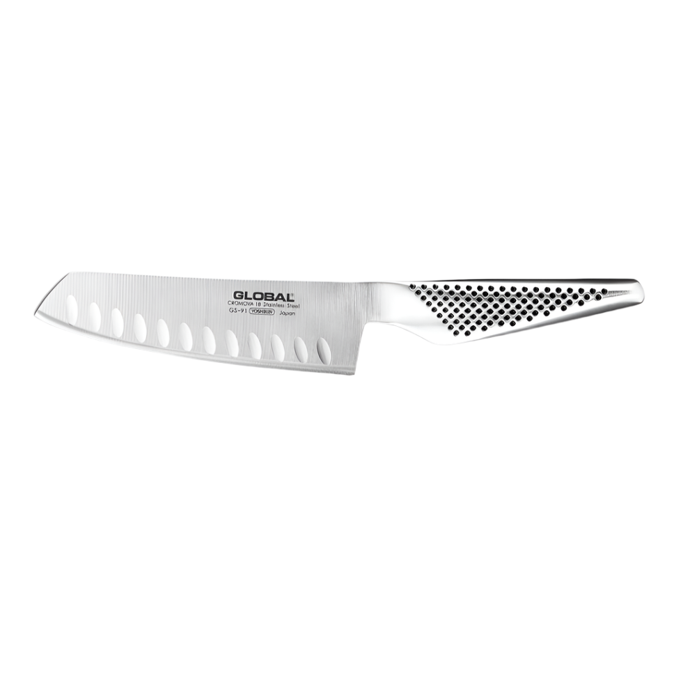 GLOBAL CLASSIC VEGETABLE SANTOKU KNIFE HOLLOW GROUND 5.5"