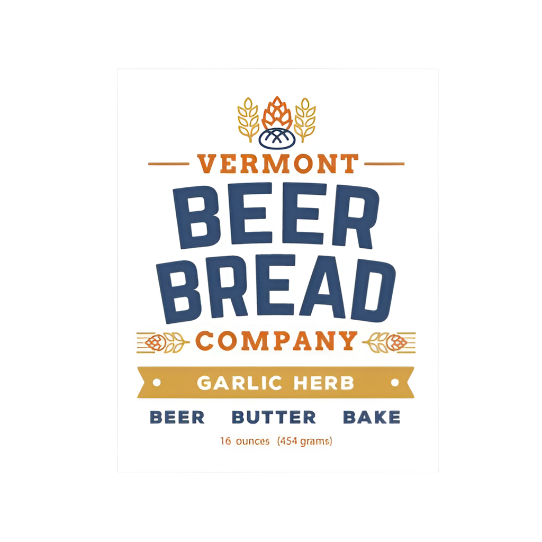 VERMONT BEER BREAD GARLIC HERB MIX 16 OZ