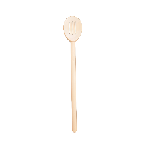 BEECHWOOD 14" SLOTTED WOODEN SPOON