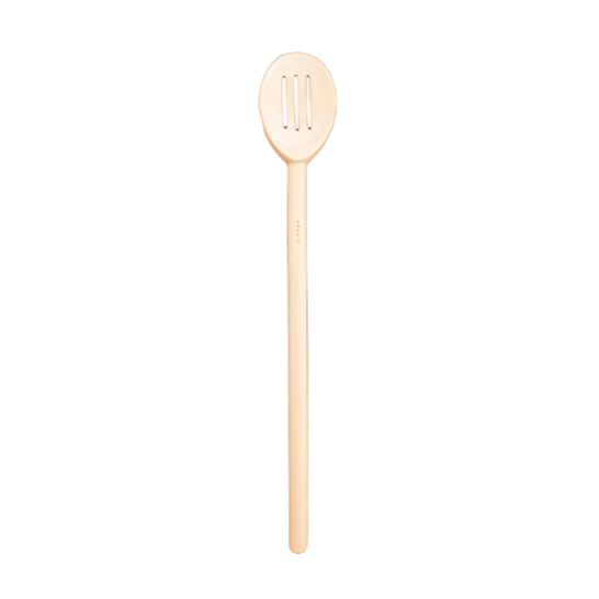 BEECHWOOD 16" SLOTTED WOODEN SPOON
