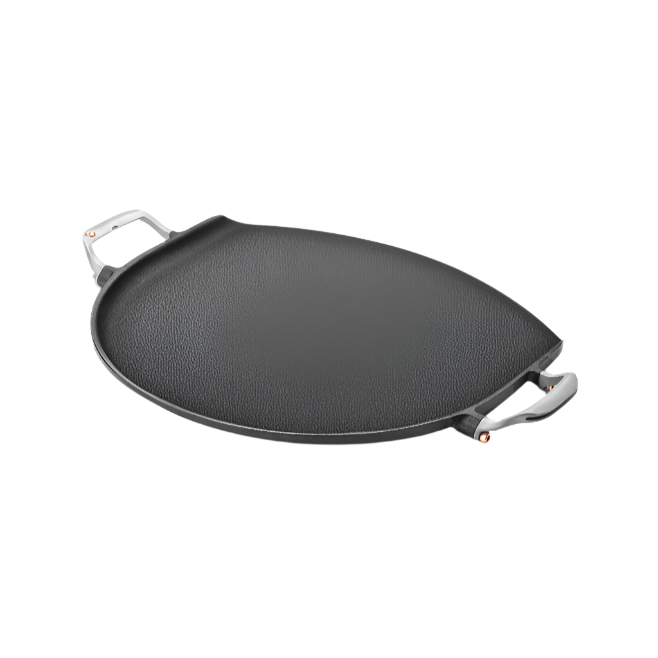 OUTSET PIZZA IRON 14" WITH HANDLES
