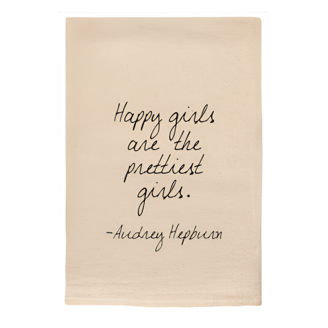 HAPPY GIRLS DISHTOWEL