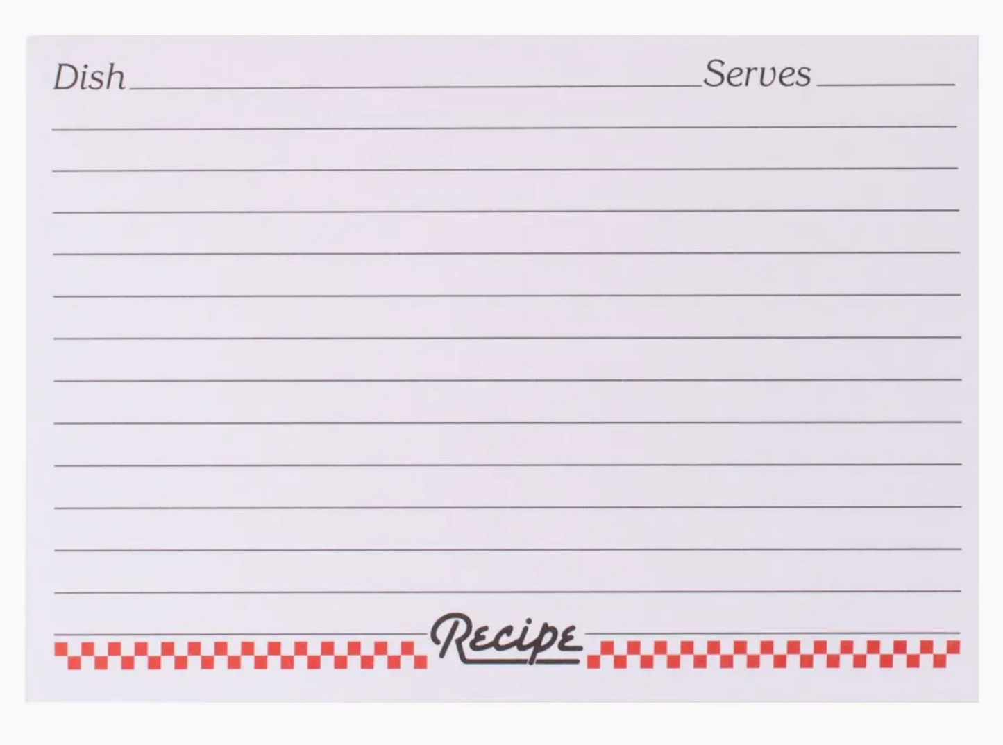 RECIPE CARDS 4X6 24/PK