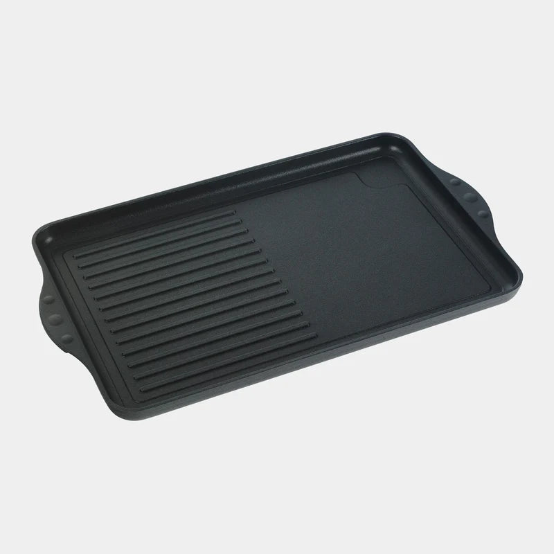 DOUBLE-BURNER GRILL/GRIDDLE COMBO