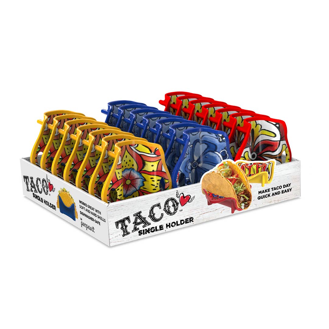 TACO HOLDER SINGLE-YELLOW