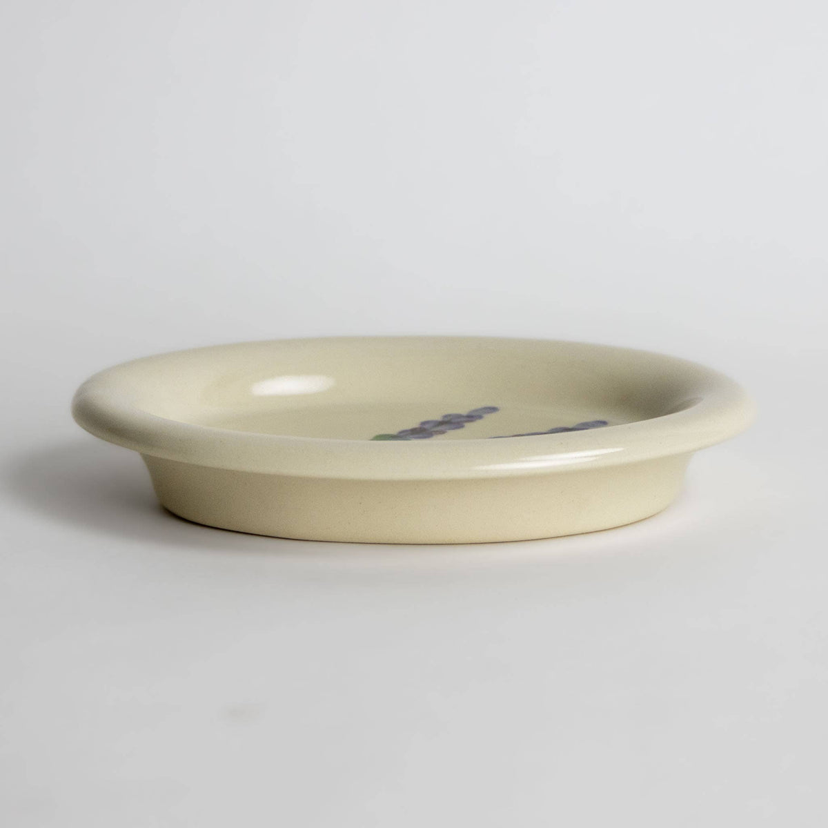 Rimed Artisanal Soap Dish, Lavender