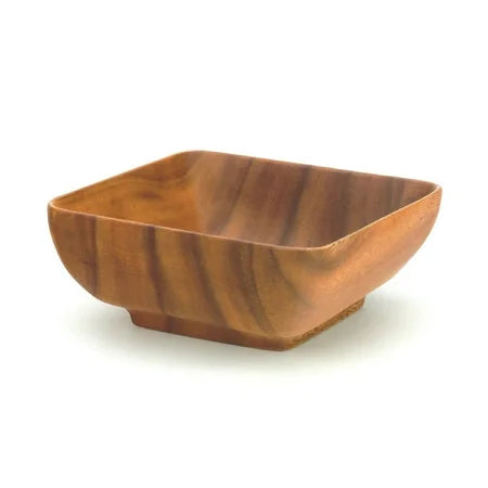 SQUARE BOWL W/BASE 6" X 6" X 3"
