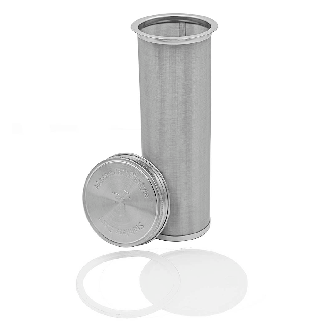 COLD BREW COFFEE AND TEA MAKER STAINLESS STEEL FILTER KIT: QUART