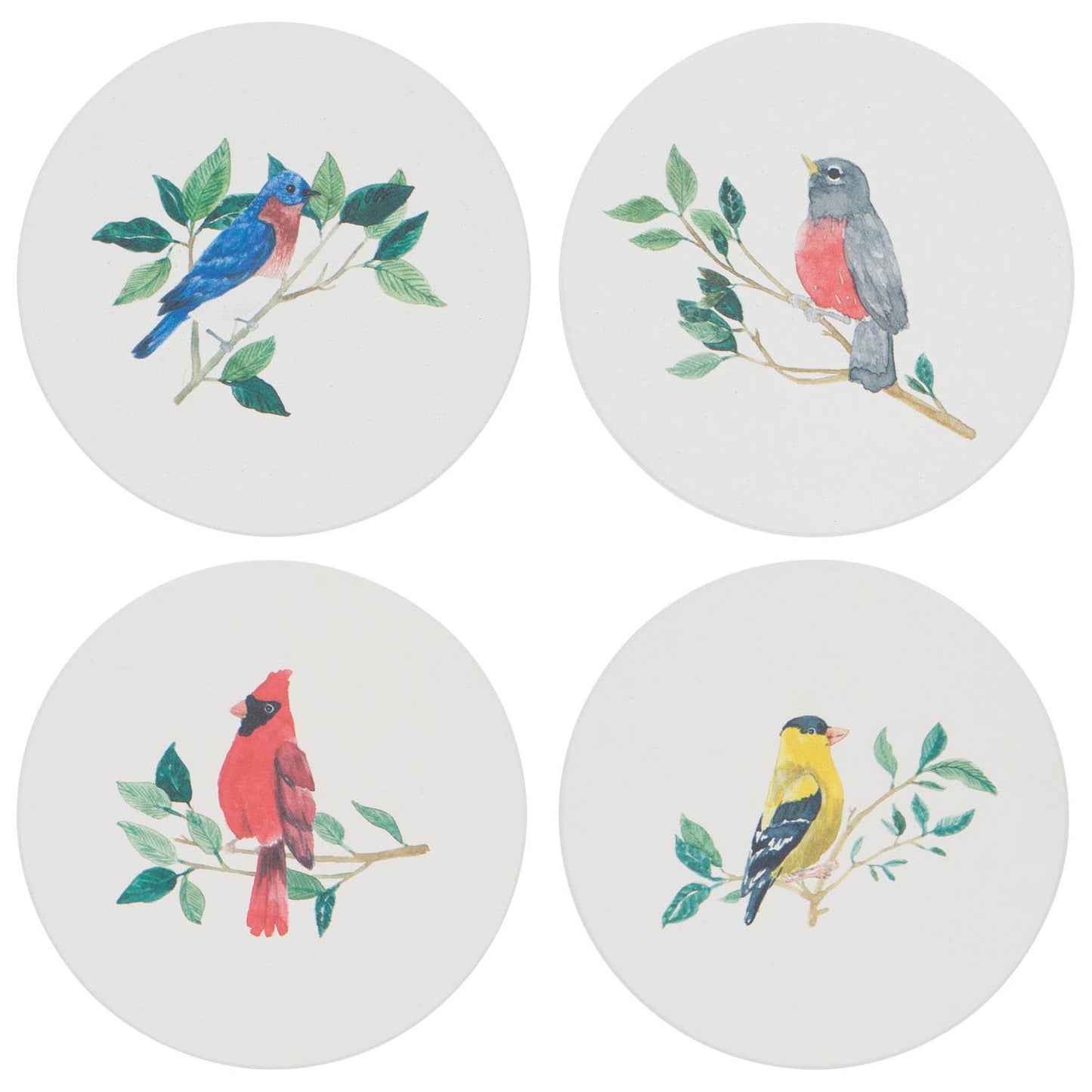 BIRDSONG SOAK UP COASTERS SET OF 4