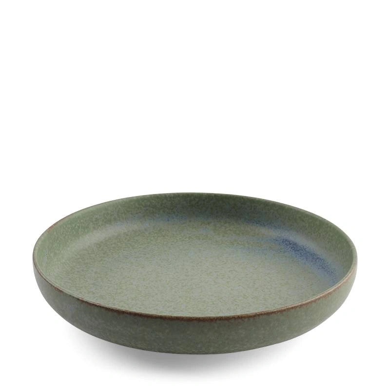 TERRA GREEN PASTA PLATE 8"