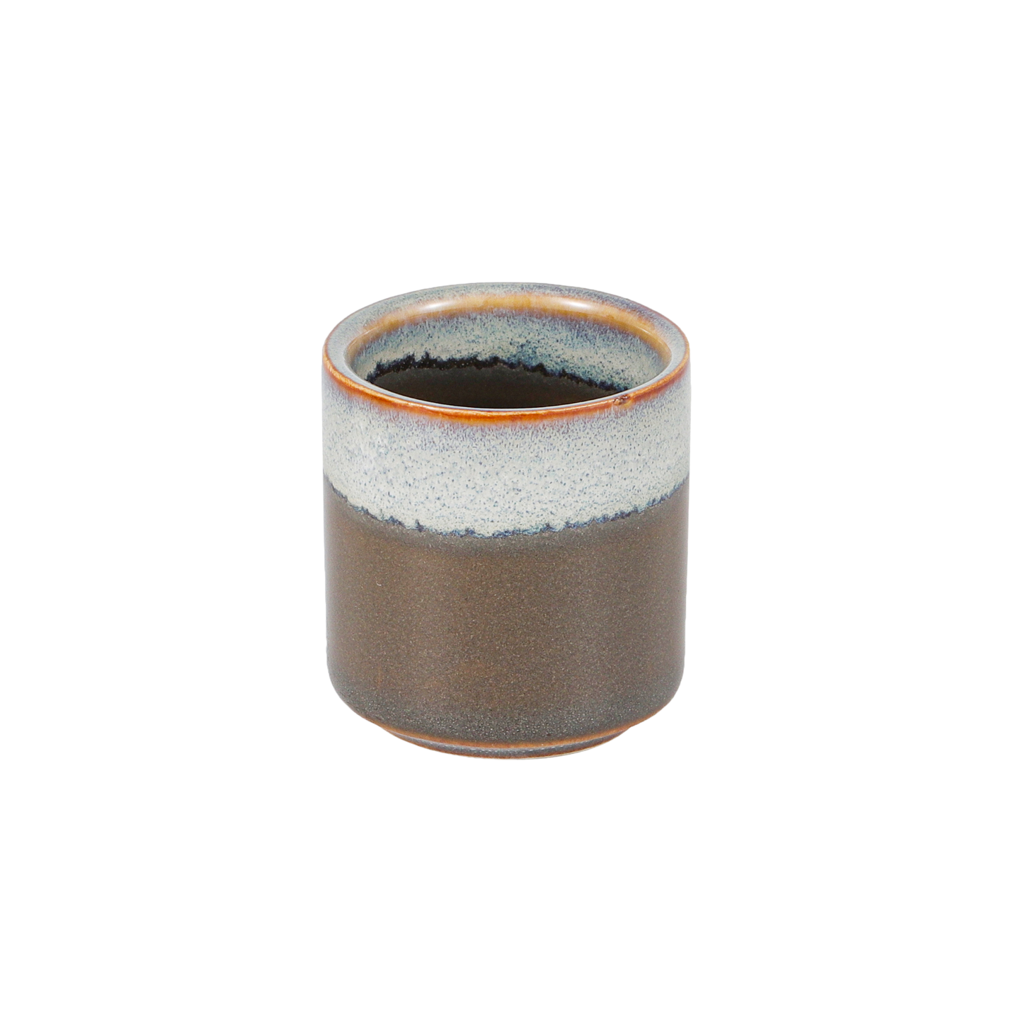 Olive Green Reactive Glaze 1.25oz Sake Cup (12/240)