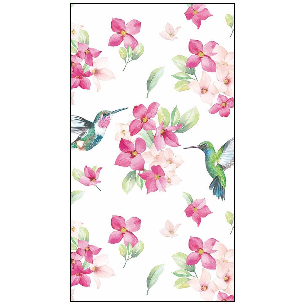 GUEST TOWEL- DILIGENT HUMMINGBIRDS
