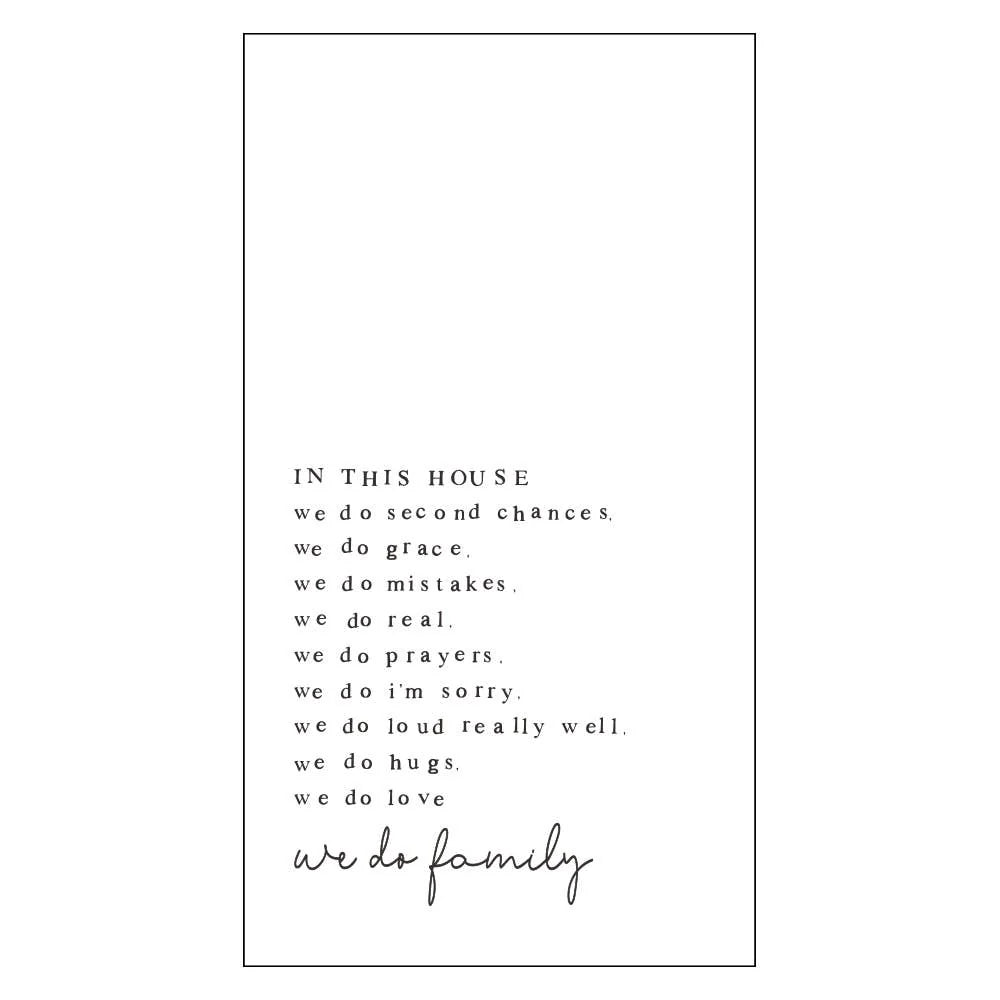FAMILY PAPER GUEST TOWEL