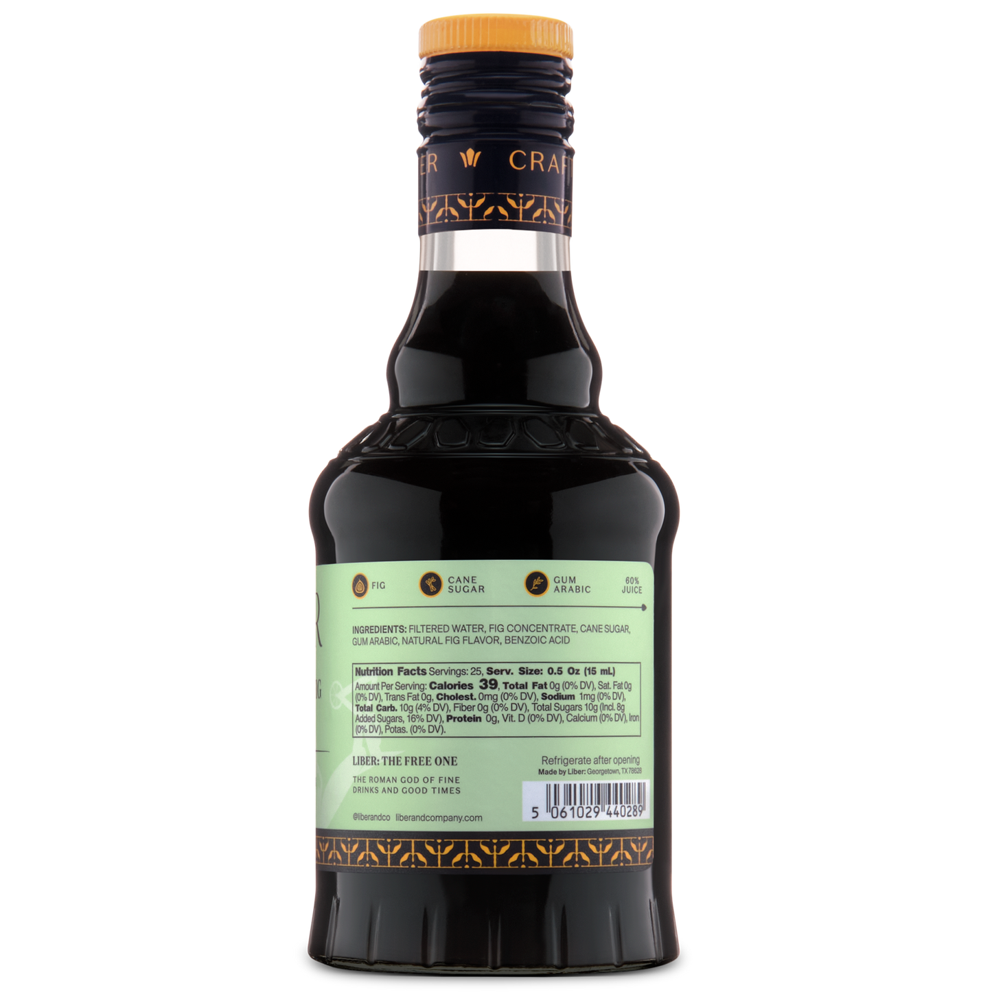 CARAMELIZED FIG SYRUP 375 ML