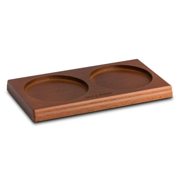 C&M WOODEN SALT & PEPPERMILL TRAY 1 X 8