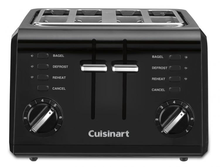 CUISINART TOASTER 4-SLICE BLK