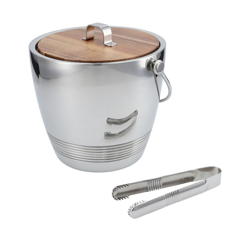 CRAFT HOUSE ICE BUCKET SET W/ TONGS