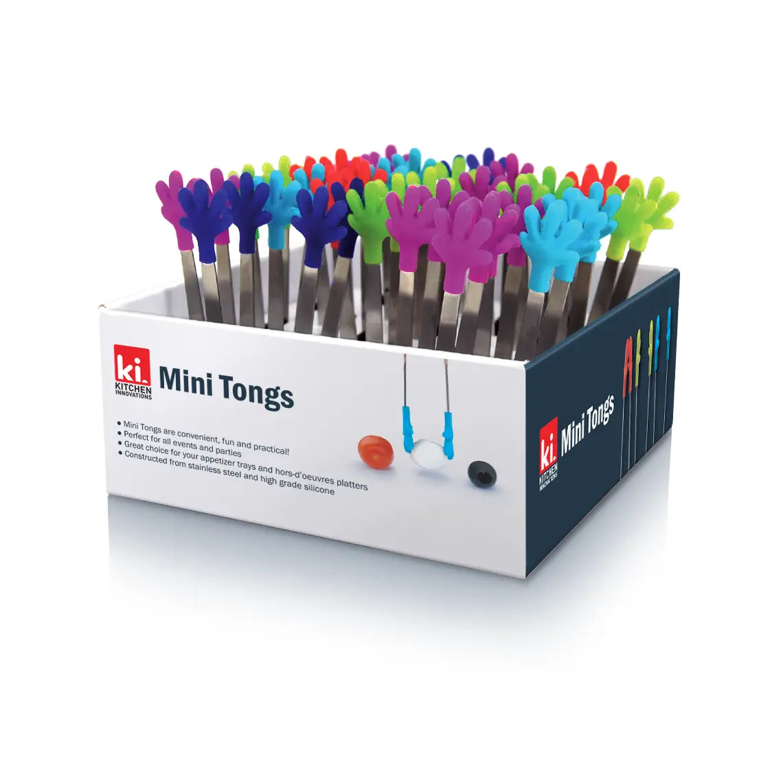 MINI HAND TONGS (single/assorted colors)