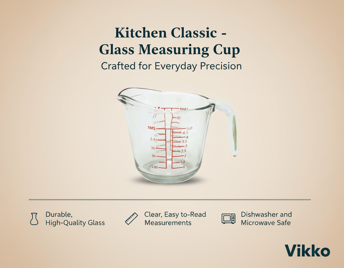 GLASS MEASURING CUP 16oz