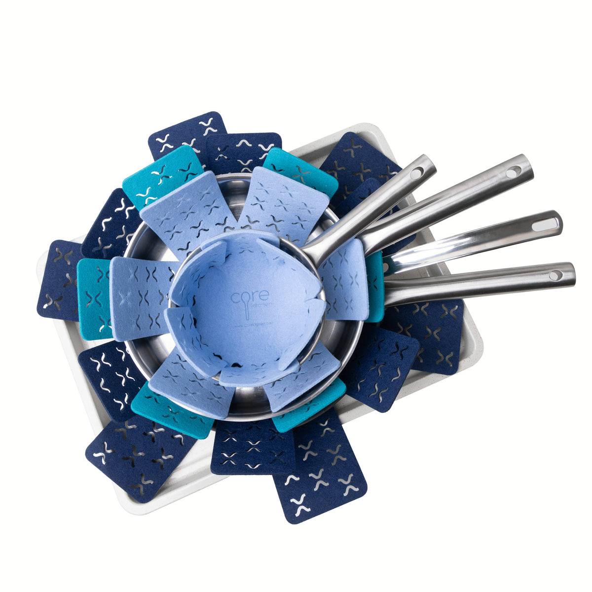 Crisscross Cookware Protectors Set/5