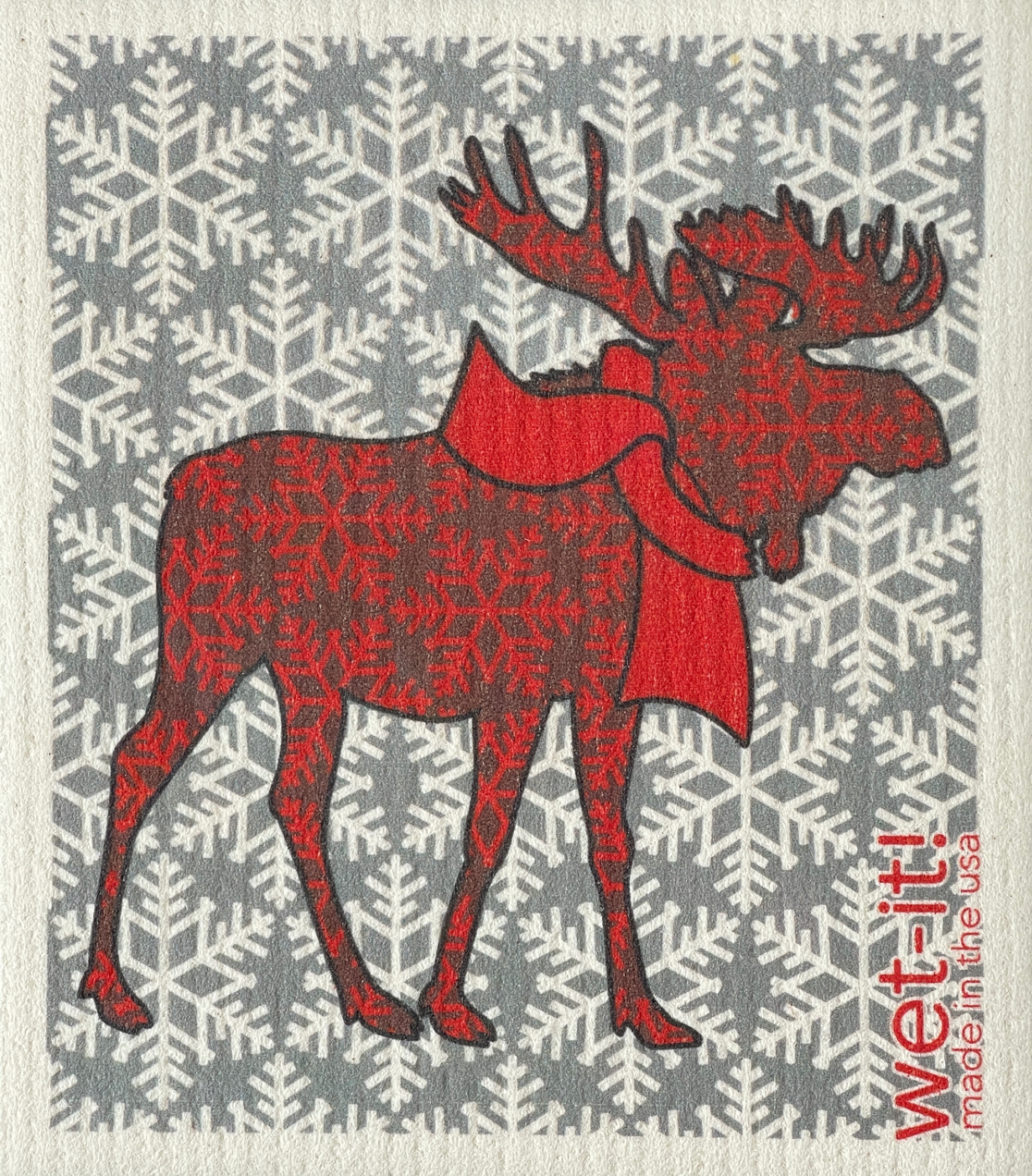 FROSTED MOOSE SWEDISH DISH CLOTH
