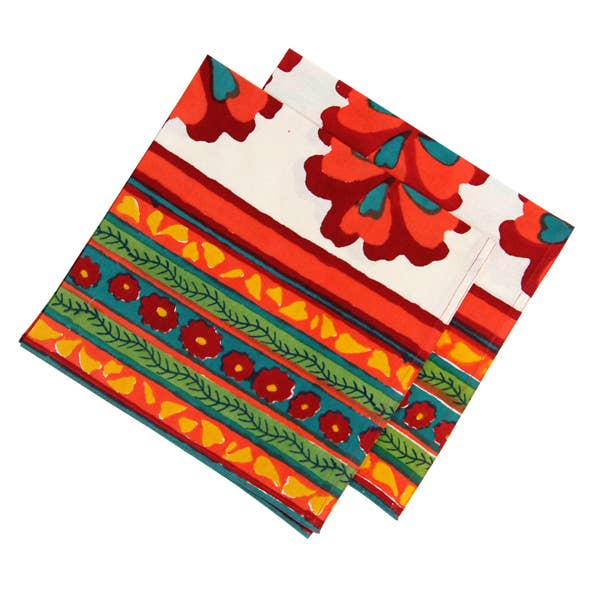 NAPKIN FLOWER POWER, SET OF 4