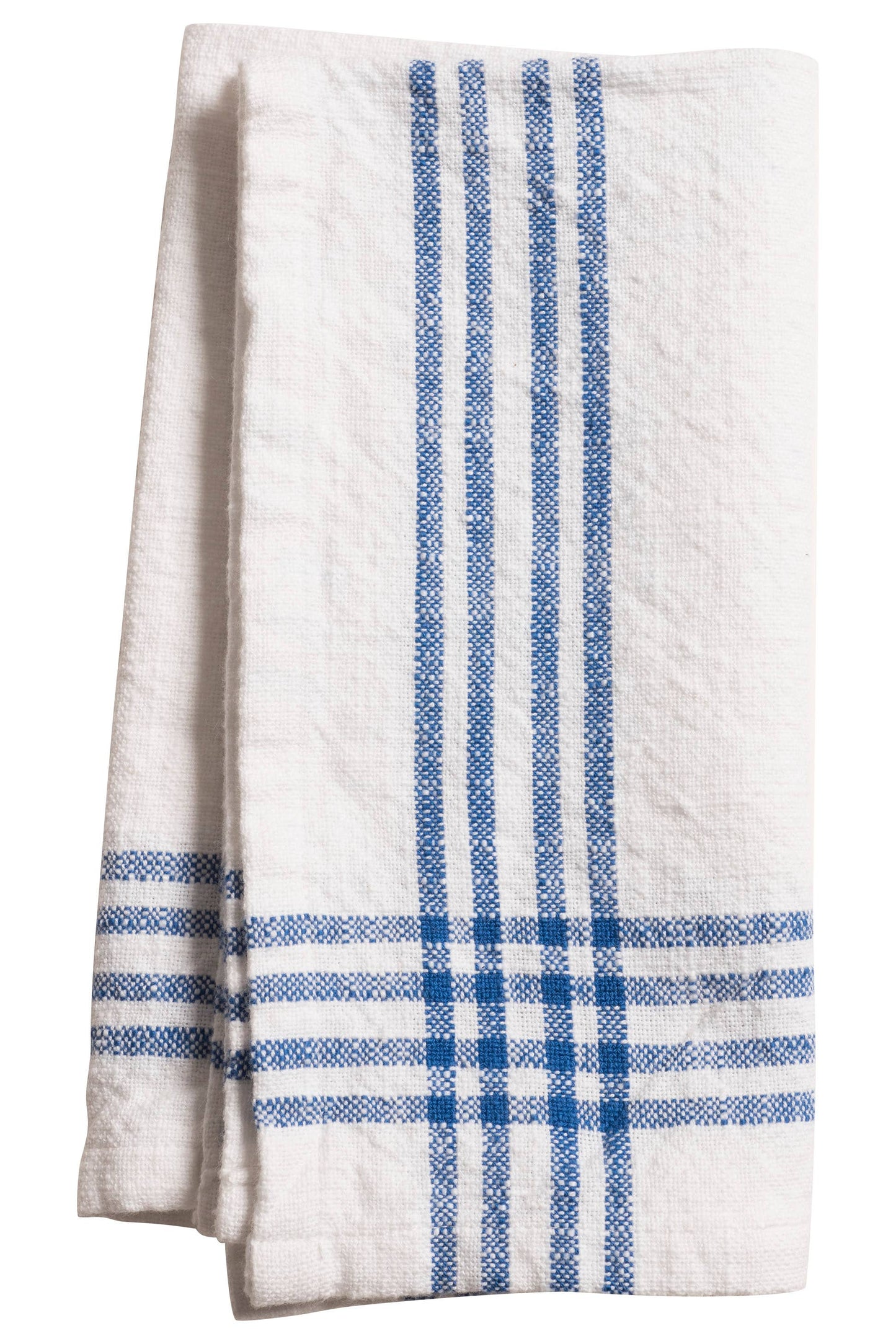 KAF Home Lyon Farmhouse Slubbed Napkin - 20" x 20": Blue