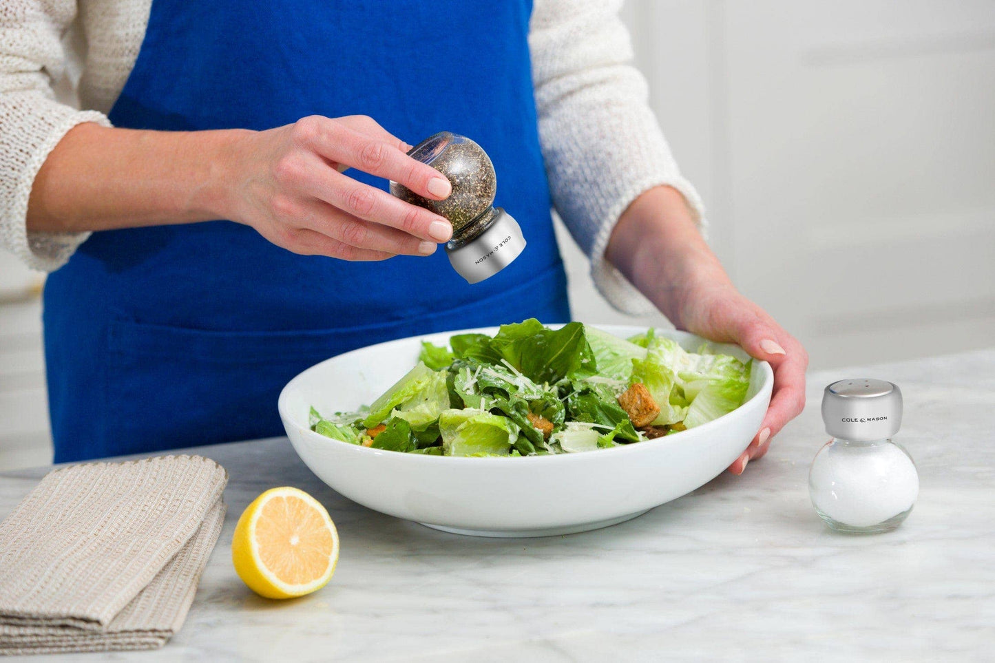 COLE & MASON DARLINGTON SALT & PEPPER SHAKER SET