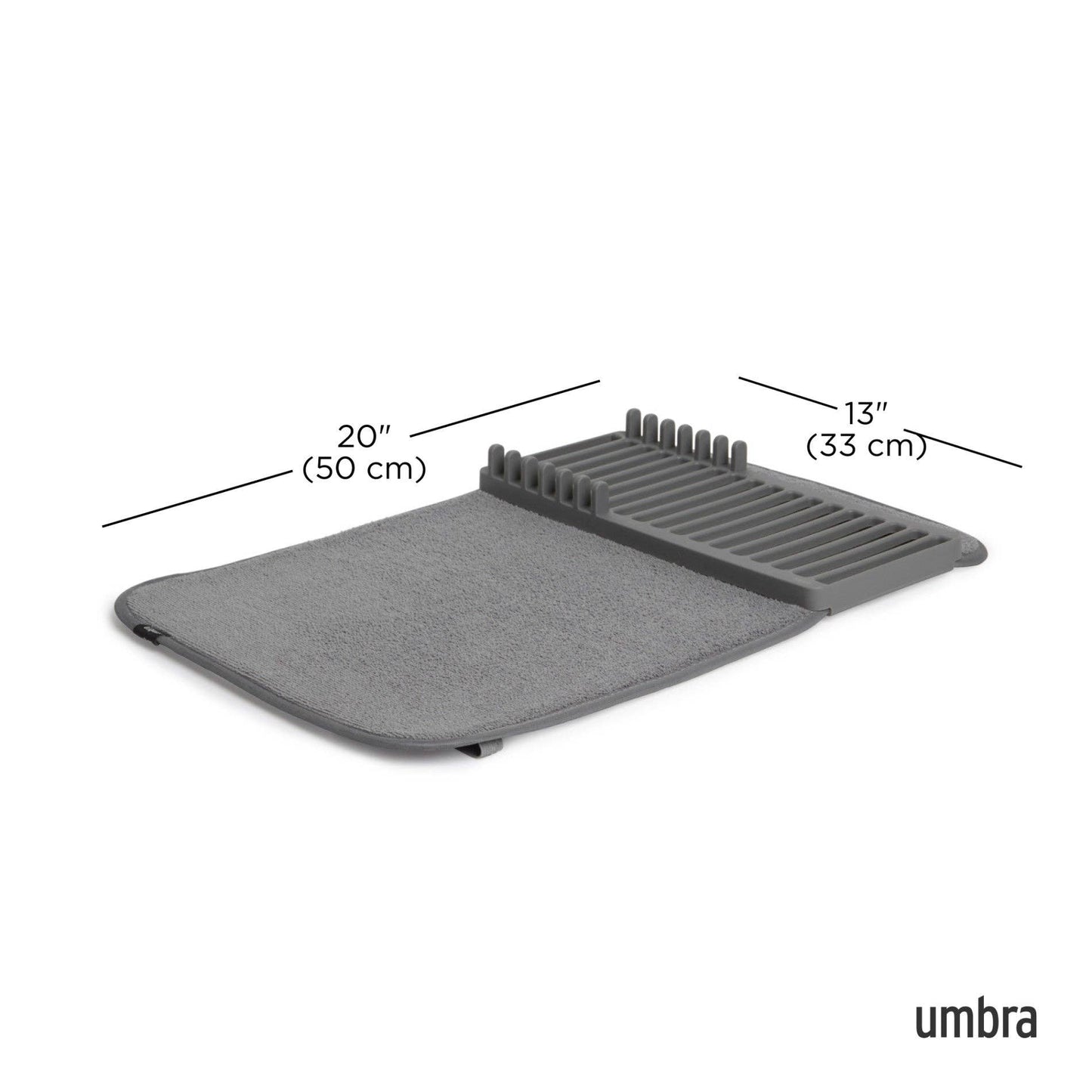 UDRY MINI DISH RACK WITH DRYING MAT