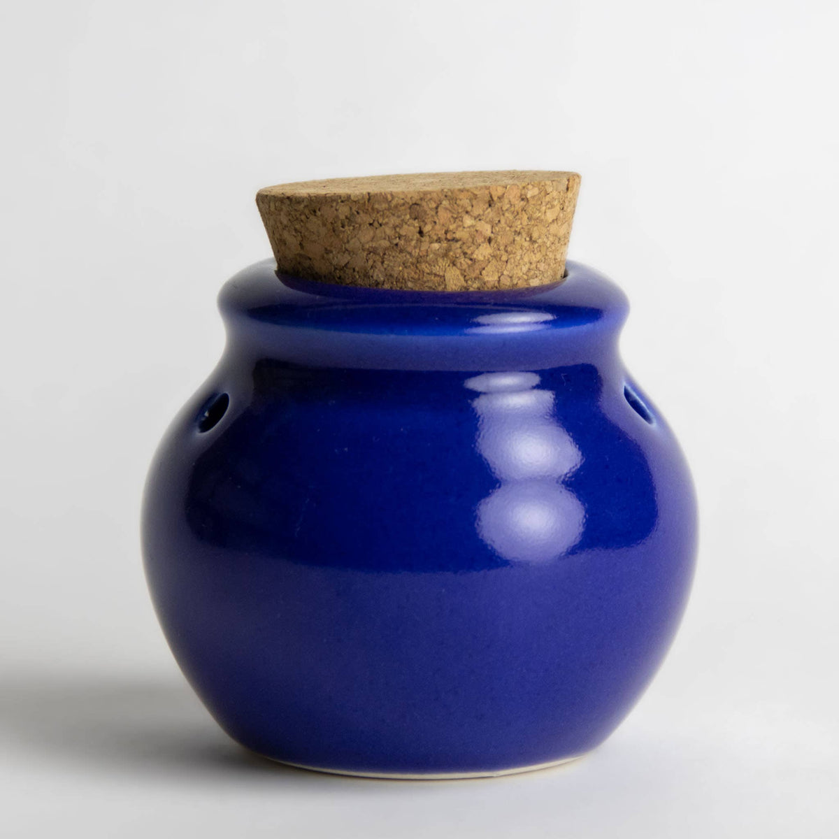 Garlic Keeper / Storage Jar: American Blue