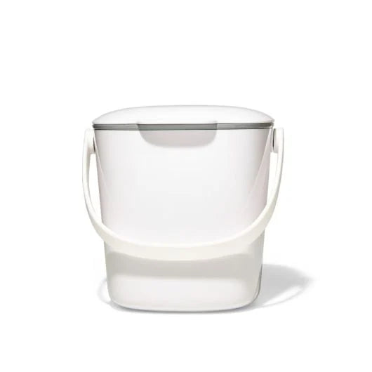 OXO COMPOST BIN .75 GAL WHITE