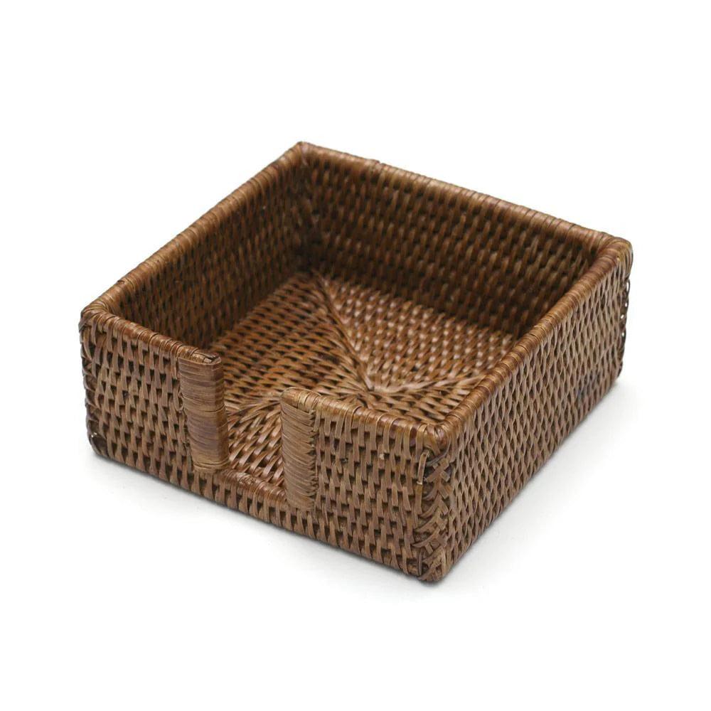 RATTAN COCKTAIL NAPKIN HOLDER NATURAL