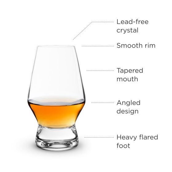 VISKI FOOTED SCOTCH GLASS