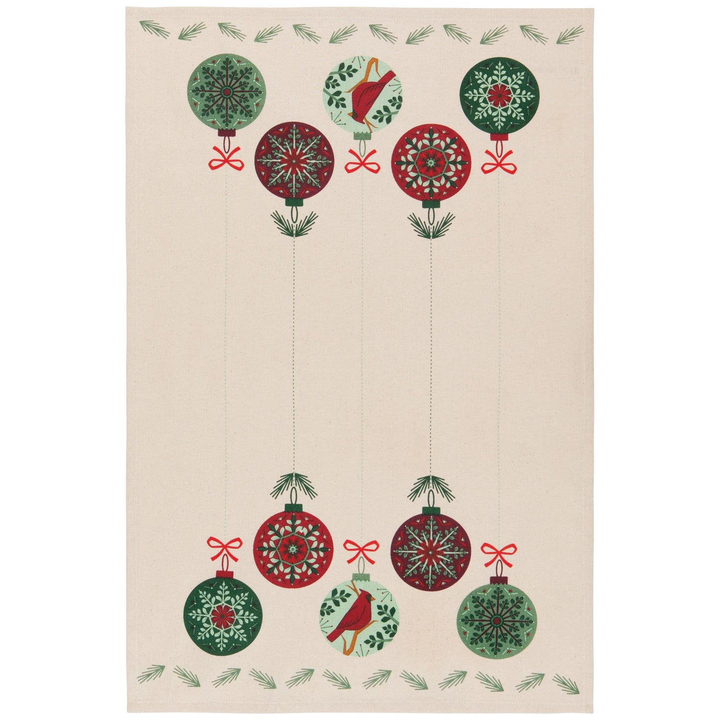 DISHTOWEL GOOD TIDINGS PRINTED