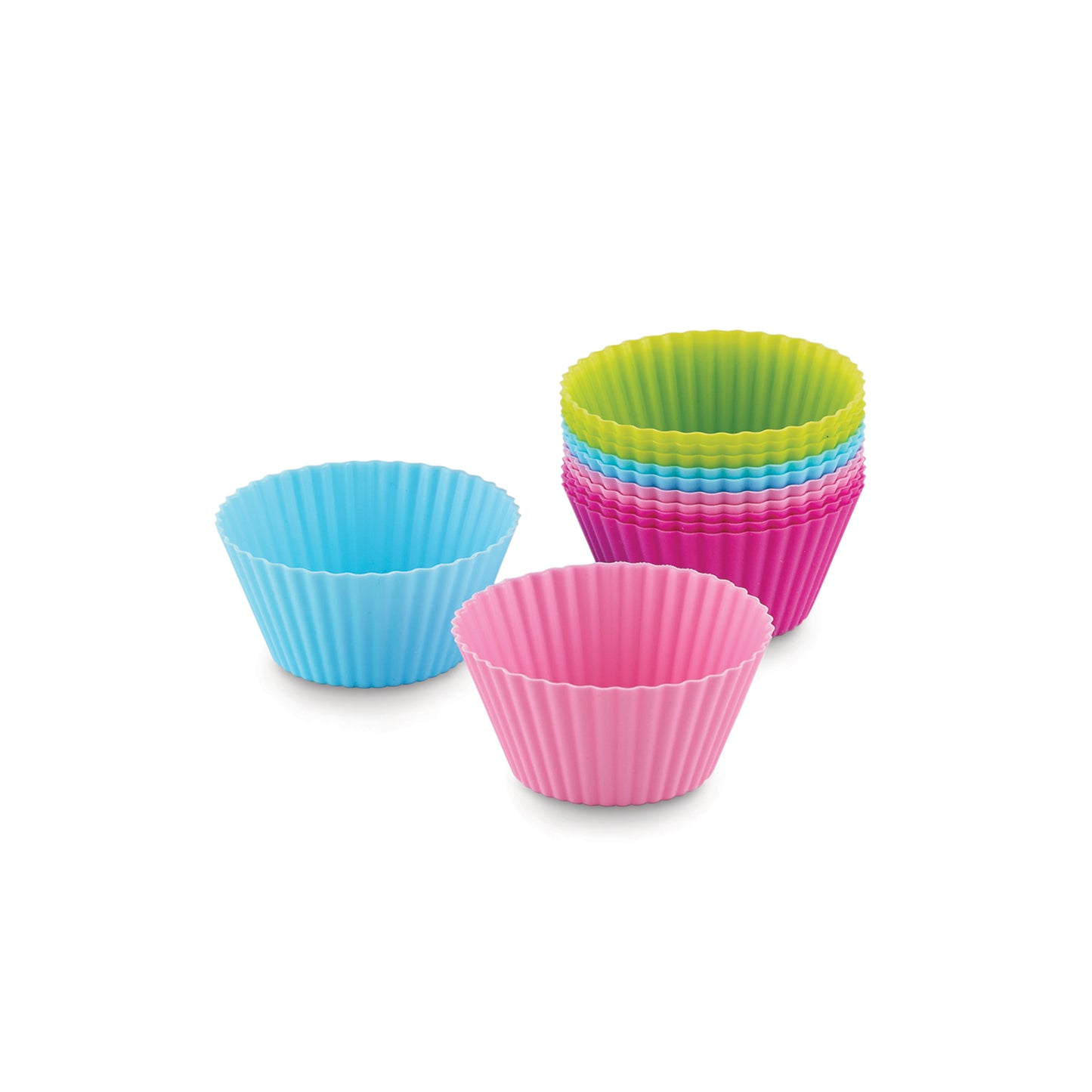 SILICONE BAKE CUPS 12PC SET