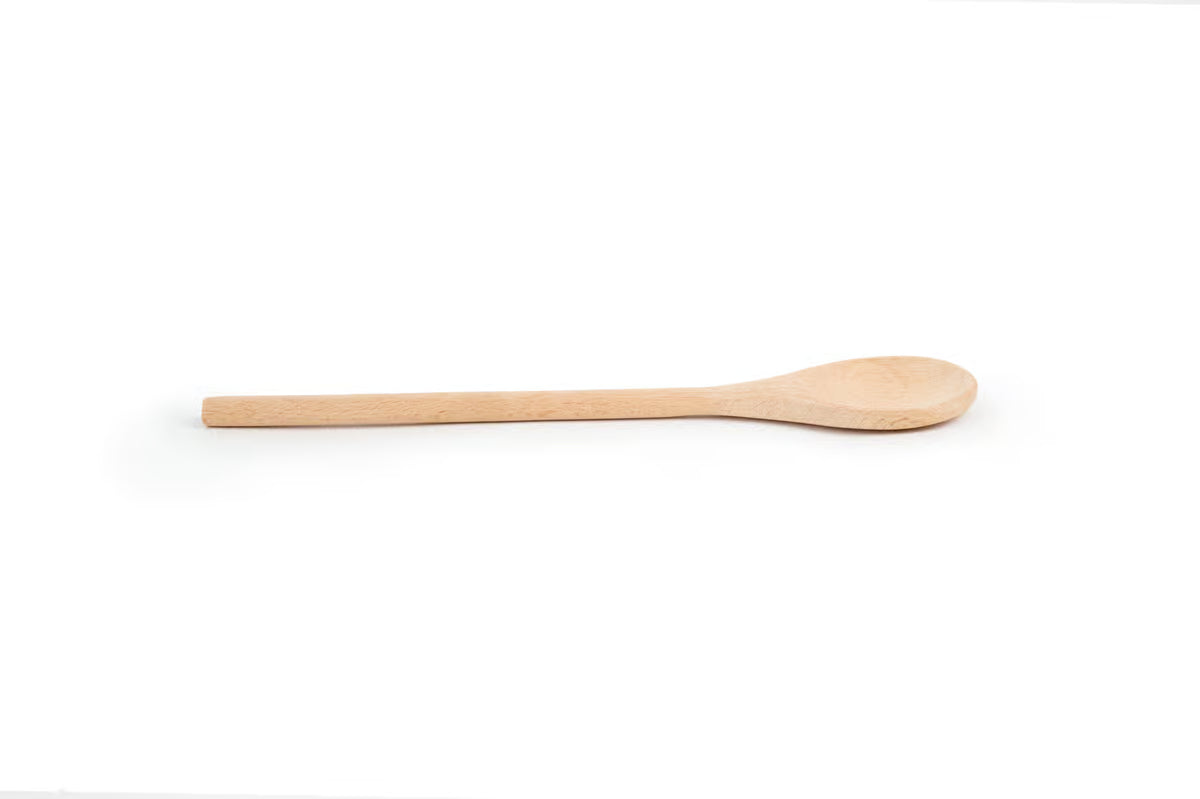 OVAL WOODEN SPOON, 10-INCH