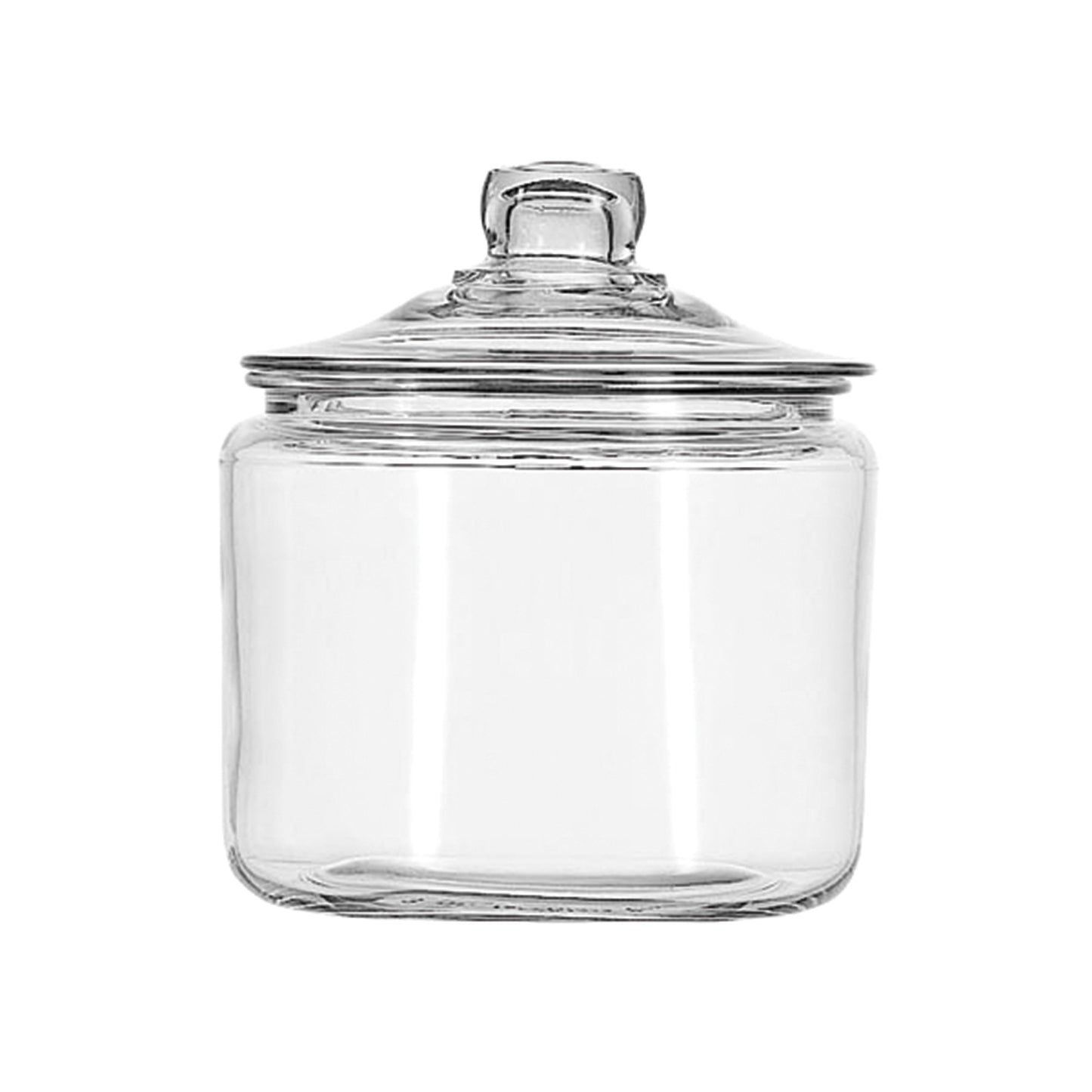 HERITAGE GLASS STORAGE JAR 3 QT
