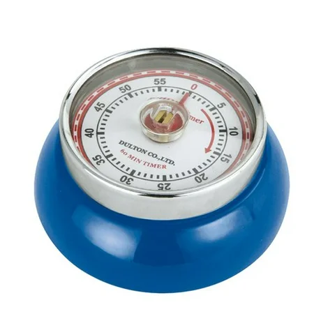 RETRO KITCHEN TIMER ROYAL BLUE