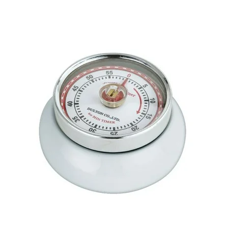 RETRO KITCHEN TIMER WHITE