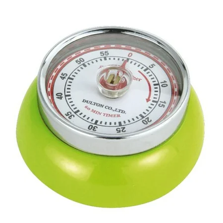 RETRO KITCHEN TIMER KIWI GREEN