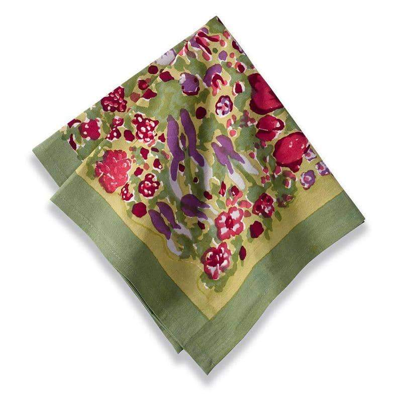 NAPKINS JARDIN RED & GRN
