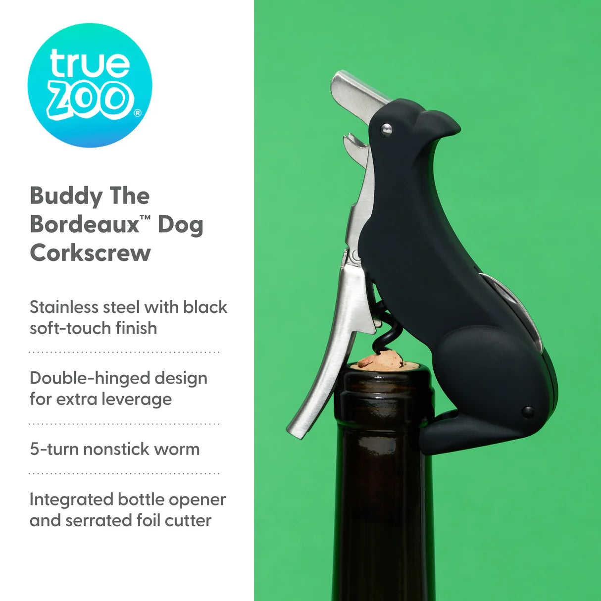 BUDDY COLLIE DOUBLE-HINGED CORKSCREW