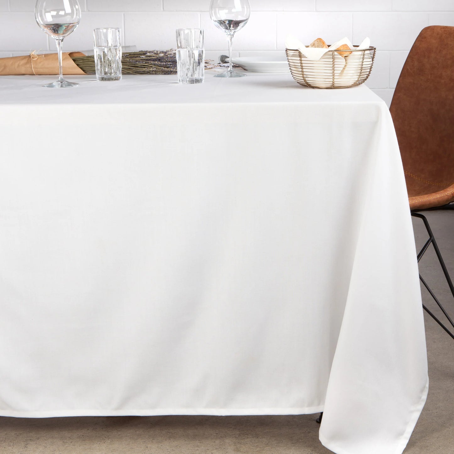 SPECTRUM TABLE CLOTH WHITE 60X90