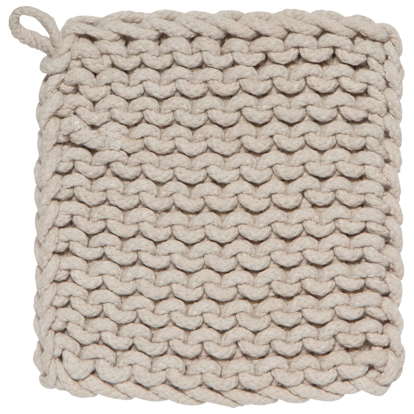 POTHOLDER KNIT DOVE GRAY
