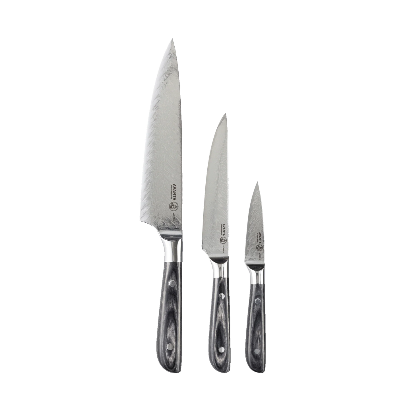 AVANTA DAMASCUS 3-PC STARTER KNIFE SET