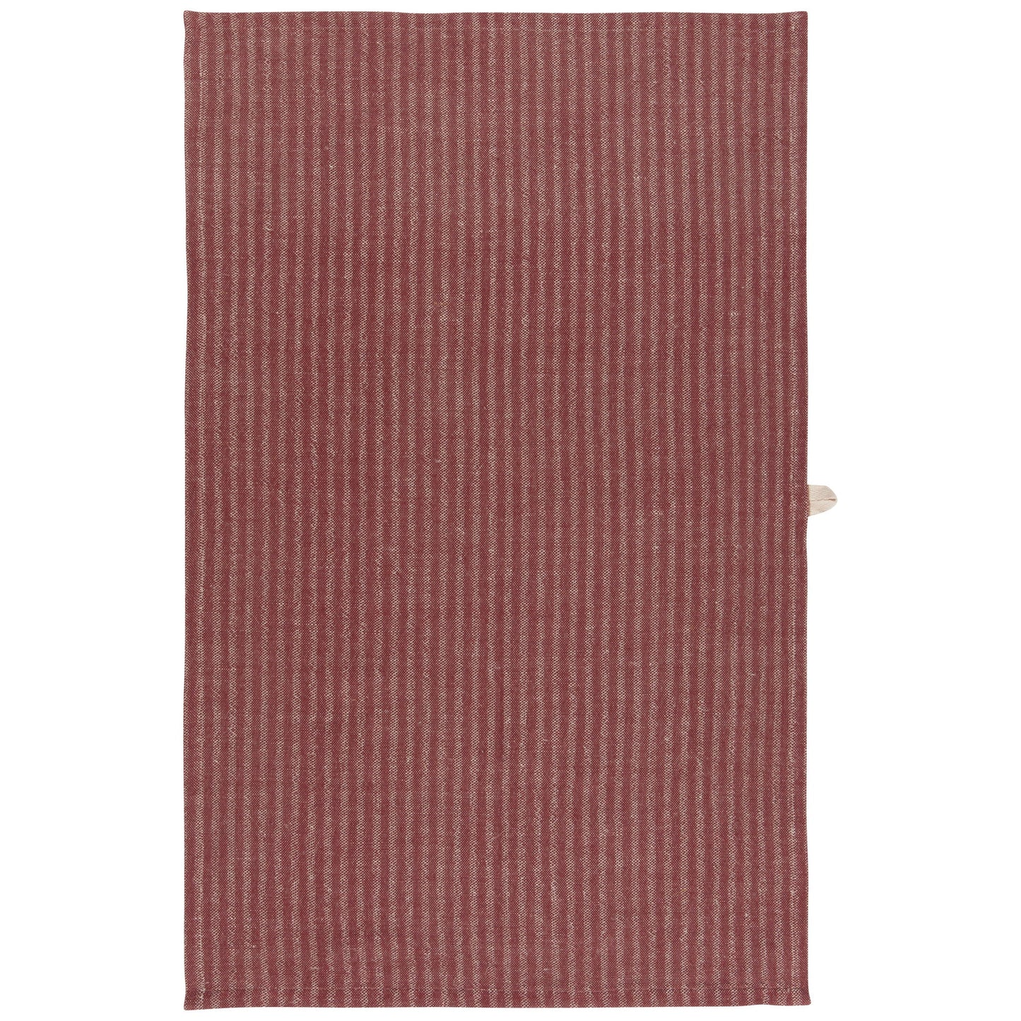 DISH TOWEL LINEN WINE STRIPE
