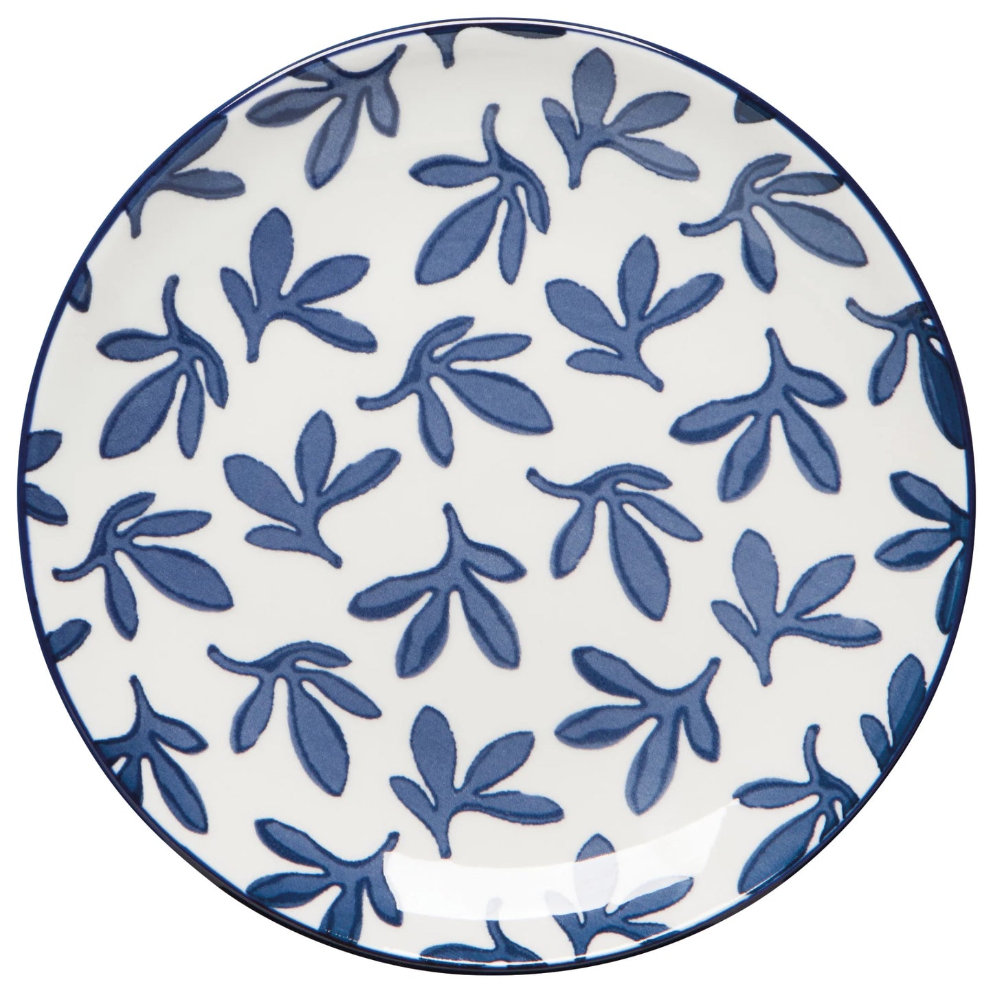 APPETIZER PLATE BLUE FLORAL