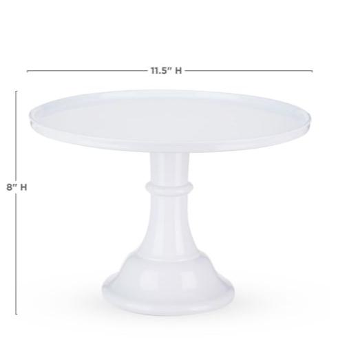 MELAMINE CAKE STAND WHITE