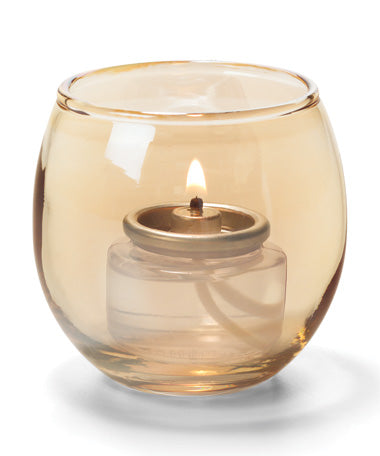 VOTIVE HOLDER ROUND GOLD